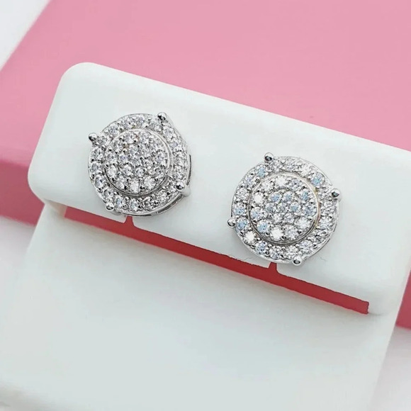 "925 Sterling Silver Cubic Zirconia Earrings, U19254598 - Picture 5 of 11